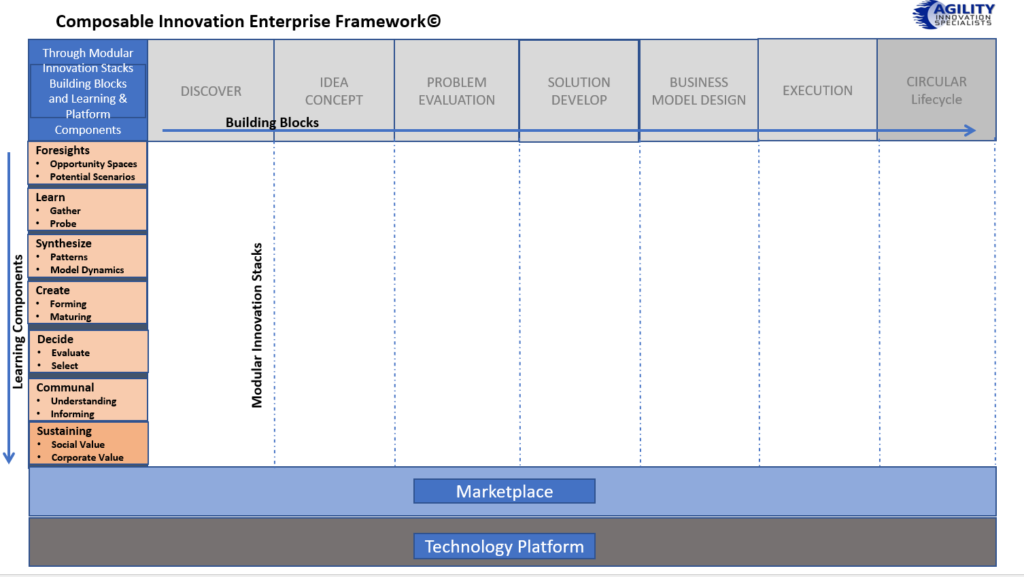 The initial frame for the Composable Innovation Enterprise
